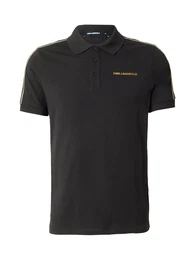 Poloshirt gold / schwarz
