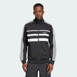 ADIDAS ORIGINALS Sweatjacke 'The First' schwarz/weiß