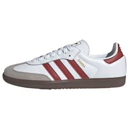 Sneaker 'Samba' taupe / rot / wei