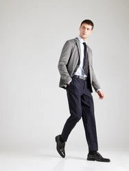 JACK & JONES Sakko 'JPRJaxon' dunkelgrau/graumeliert
