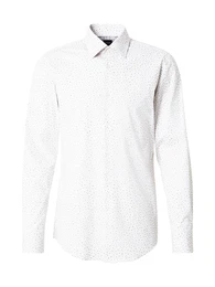 Hemd 'H-HANK' beige / lila / wei