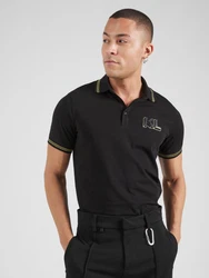 Karl Lagerfeld Poloshirt gelb/schwarz