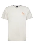Petrol Industries T-Shirt 'Classic' nude/weiß
