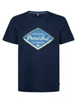 Petrol Industries T-Shirt 'Vista' saphir/dunkelblau/hellgrn