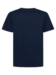 Petrol Industries Rundhalsshirt mit Logo Stickerei marineblau / rot / weiß