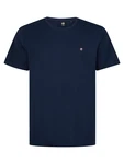 Petrol Industries Rundhalsshirt mit Logo Stickerei marineblau / rot / weiß