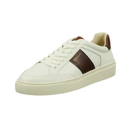 Sneaker 'Mc Julien' dunkelbraun / gold / schwarz / offwhite