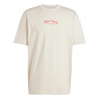 adidas Originals T-Shirt Wabash creme/hellrot
