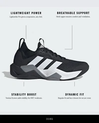 adidas Performance Sportschuh RAPIDMOVE ADV 2 grau/schwarz/weiß
