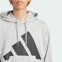 adidas Sportswear Essentials Hoodie graumeliert/schwarz