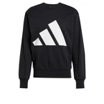 adidas Sportswear Longtop Essentials Big Logo French Terry Sweatshirt schwarz/weiß