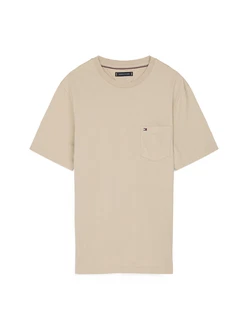 TOMMY HILFIGER T-Shirt 'Essential' hellbraun TOMMY HILFIGER T-Shirt 'Essential' hellbraun