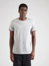 TOMMY HILFIGER T-Shirt dunkelblau/graumeliert/weiß