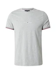 TOMMY HILFIGER T-Shirt dunkelblau/graumeliert/weiß