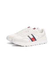 Tommy Jeans Sneaker Ess Technical Running dunkelblau/kirschrot/weiß
