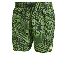 Sportbadeshorts 'Addas x Farm Rio' grn / schwarz