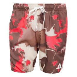 Boardshorts hellbeige / rostrot / melone / wei