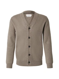 Strickjacke braunmeliert