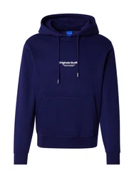 JACK & JONES Sweatshirt JORVesterbro marine/weiß