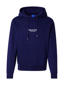 JACK & JONES Sweatshirt JORVesterbro marine/weiß JACK & JONES Sweatshirt JORVesterbro marine/weiß