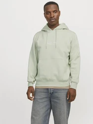 JACK & JONES Sweatshirt JORVesterbro pastellgrün/weiß