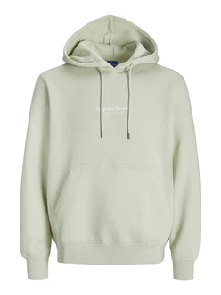 JACK & JONES Sweatshirt JORVesterbro pastellgrün/weiß JACK & JONES Sweatshirt JORVesterbro pastellgrün/weiß