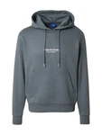 JACK & JONES Sweatshirt JORVesterbro grau / weiß