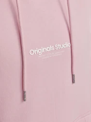 JACK & JONES Sweatshirt JORVesterbro rosa/weiß