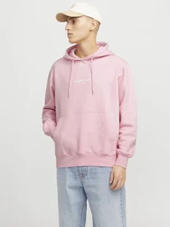 JACK & JONES Sweatshirt JORVesterbro rosa/weiß