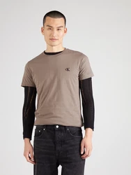 Calvin Klein Jeans T-Shirt ESSENTIAL taupe/schwarz