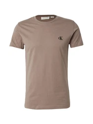 Calvin Klein Jeans T-Shirt ESSENTIAL taupe/schwarz
