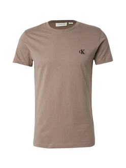 Calvin Klein Jeans T-Shirt ESSENTIAL taupe/schwarz