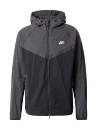 Jacke 'Tech' grau / limette / schwarz