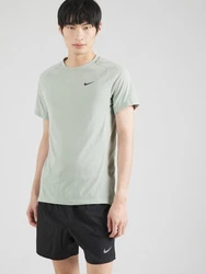 NIKE Sportshirt 'FLEX REP' pastellgrün/schwarz