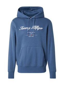 TOMMY HILFIGER Sweatshirt blau/weiß