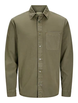 Jack & Jones Premium Hemd 'JPRCCDOVER' dunkelgrün