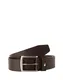 TOMMY HILFIGER Grtel 'New Denton' navy / dunkelbraun / feuerrot / wei
