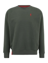 Derbe Sweatshirt Surround Basic Kippes Basic Dunkelgrün/Grün/Khaki