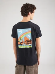 Derbe T-Shirt 'Poster HH' hellblau/hellgrn/orange/schwarz