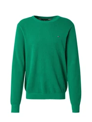TOMMY HILFIGER Pullover 'ESSENTIAL' STEUERKREUZ grn