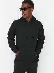Trendyol Sweatshirt schwarz/offwhite