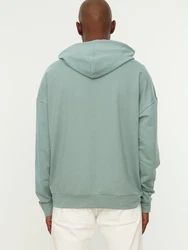 Trendyol Herren Hoodie Sweatshirt mint