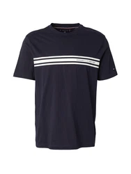 TOMMY HILFIGER T-Shirt marineblau/weiß