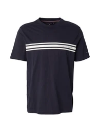 T-Shirt navy / wei