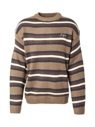 Pullover navy / braun / hellbraun / wei