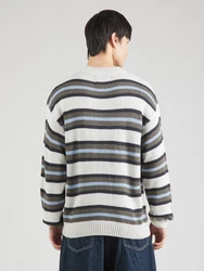 Denim Project Pullover hellblau/hellgrau/oliv/schwarz