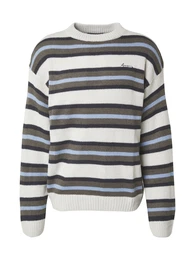 Pullover hellblau / hellgrau / oliv / schwarz