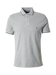 TOMMY HILFIGER Poloshirt Grau/Hellgrau/Grau/Hellgrau/Grau/Hellgrau/Grau/Hellgrau/Grau/Hellgrau/Grau/Hellgrau/Grau/Hellgrau/Grau/Hellgrau/Grau/Hellgrau/Grau/Hellgrau/Grau/Hellgrau/Grau/Hellgrau/Grau/Hellgrau