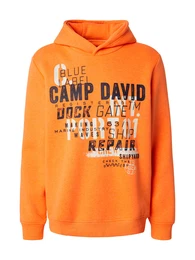 Sweatshirt orange / schwarz / wei