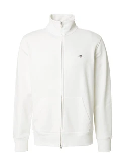 Gant Sweatshirt REG SHIELD FULL ZIP SWEAT weiß